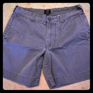 J Crew 5” Reade khaki gray shorts